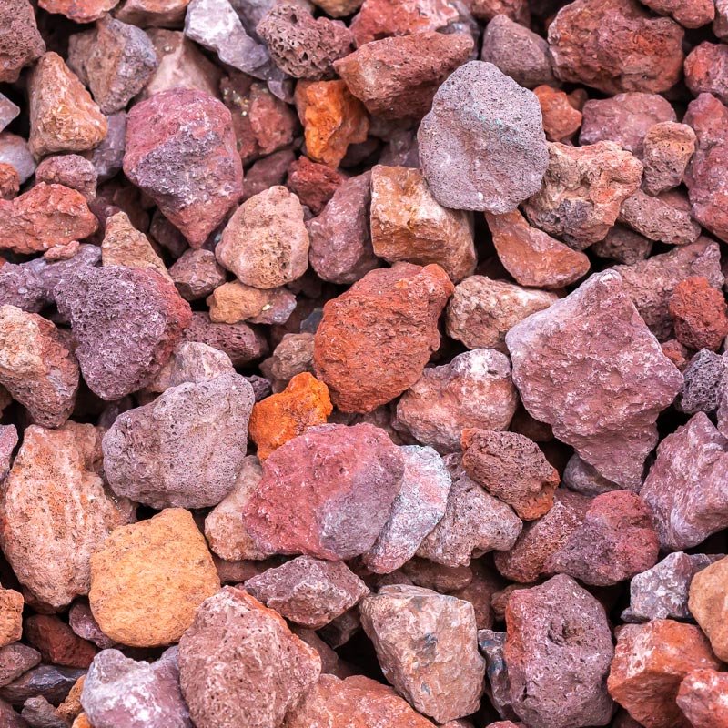 Red Lava Rock material reference