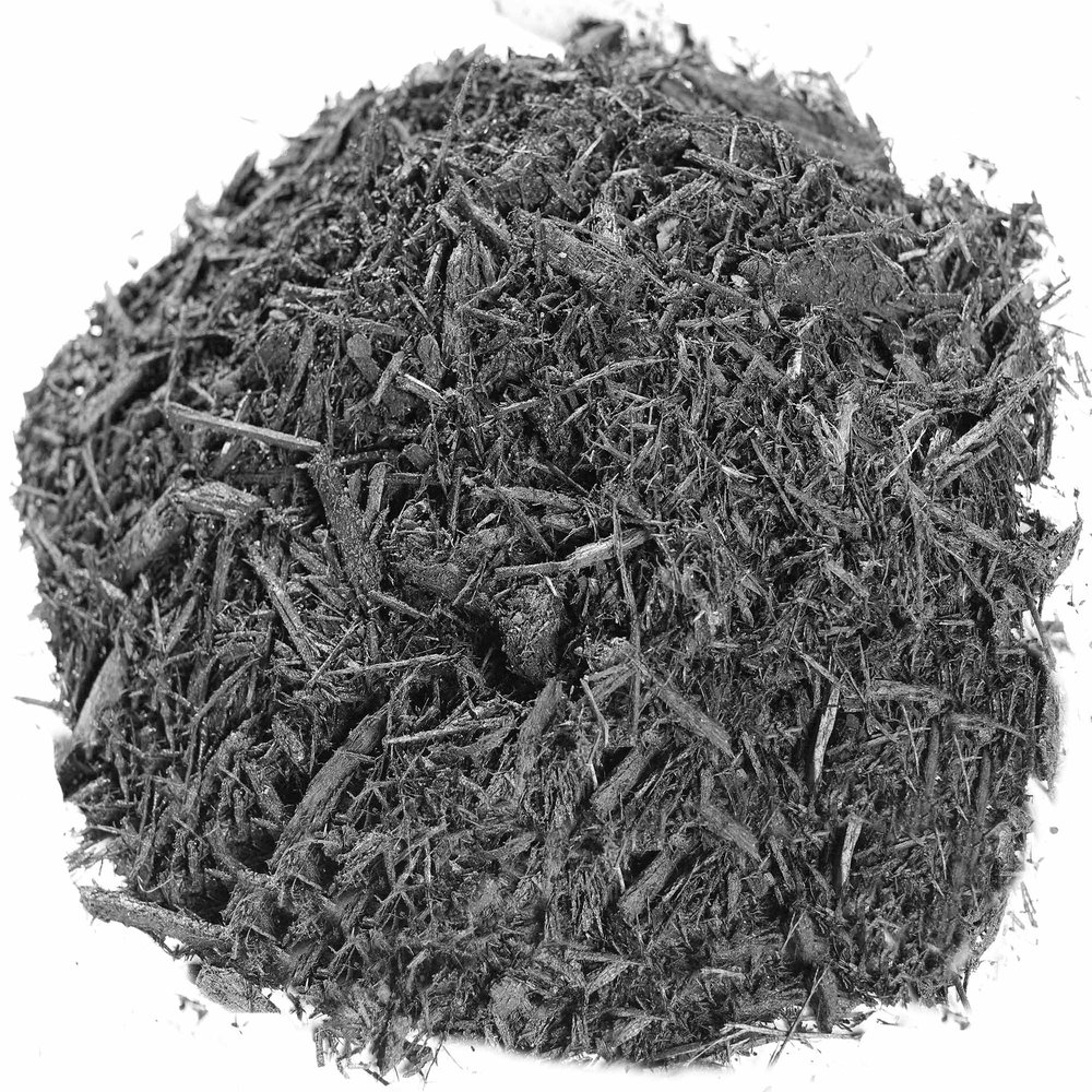 Shredded Black Mulch material reference