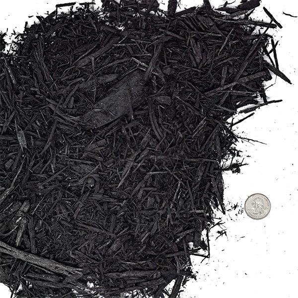 Shredded Black Mulch material reference