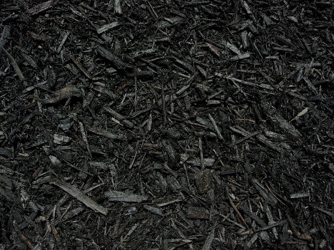 Shredded Black Mulch material reference