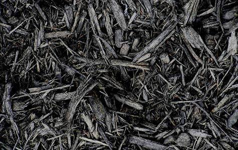 Shredded Black Mulch material reference