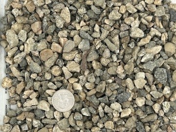 Crushed Stone — 3/8 inch material reference