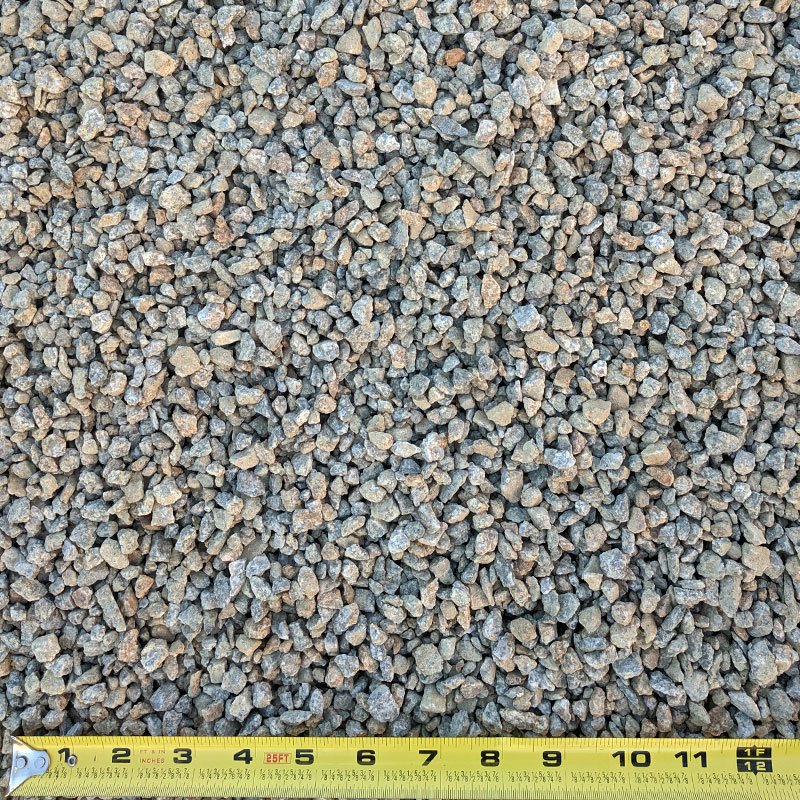 Crushed Stone — 3/8 inch material reference
