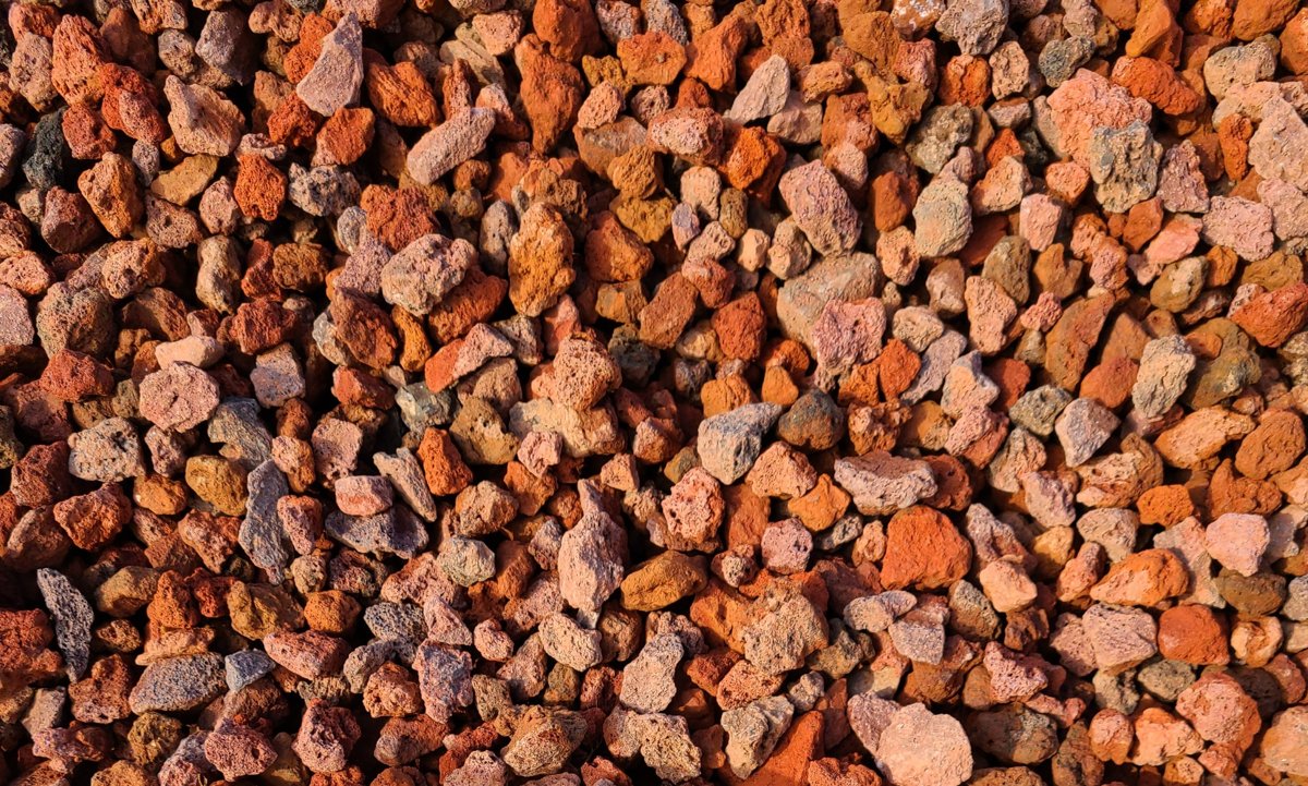 Red Lava Rock material reference